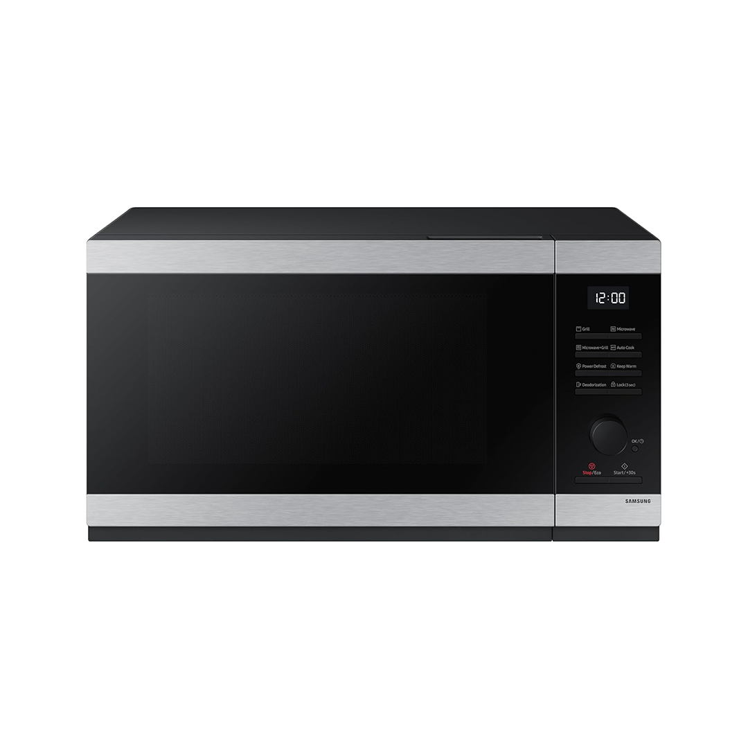 سامسونج ميكروويف مع شواية 1500 وات سعة 40 لتر ‎–‎ Samsung Grill Microwave Oven 1500W 40L MG40DG5524ATSG
