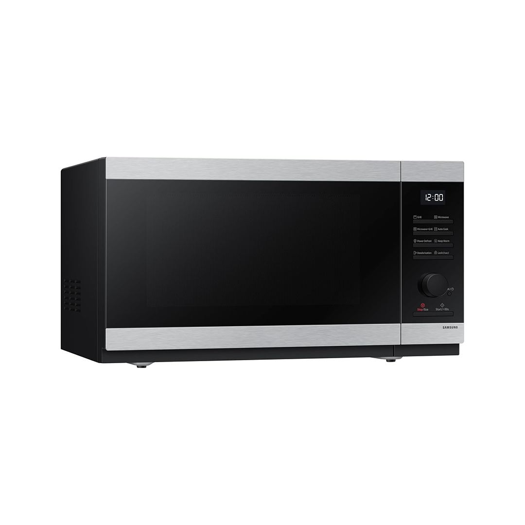 سامسونج ميكروويف مع شواية 1500 وات سعة 40 لتر ‎–‎ Samsung Grill Microwave Oven 1500W 40L MG40DG5524ATSG