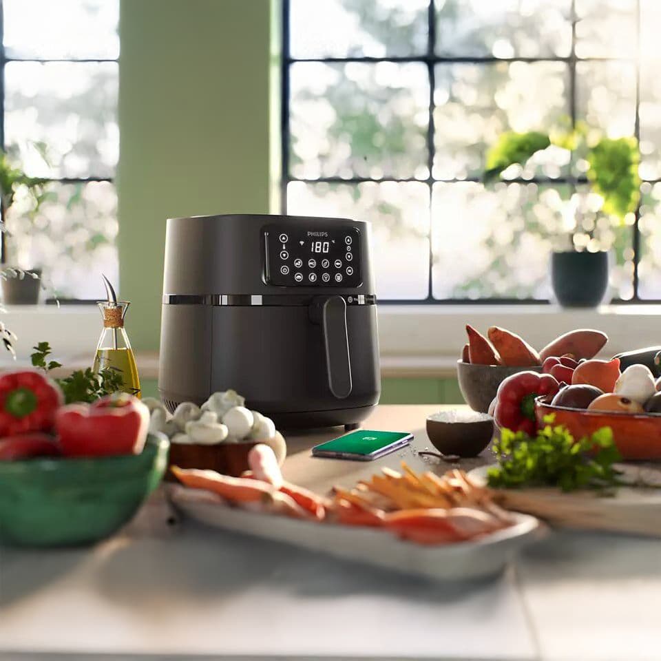 فيليبس قلاية هوائية رقمية 2000 وات 1.4 كجم ‎–‎ Philips Digital Air Fryer 2000W 1.4kg HD9285/93