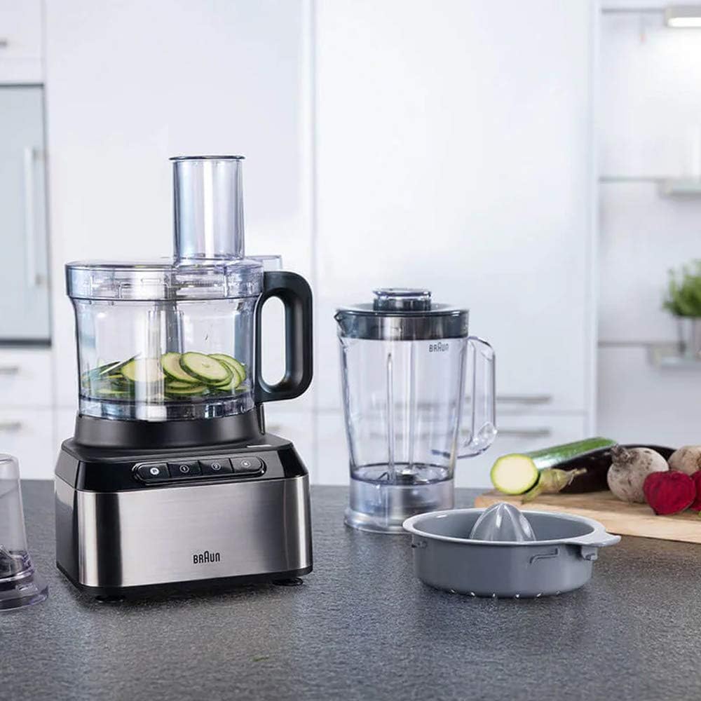 محضر طعام براون بيور إيزي FP3233SI 800 وات ‎–‎ Braun PureEase FP3233SI Food Processor