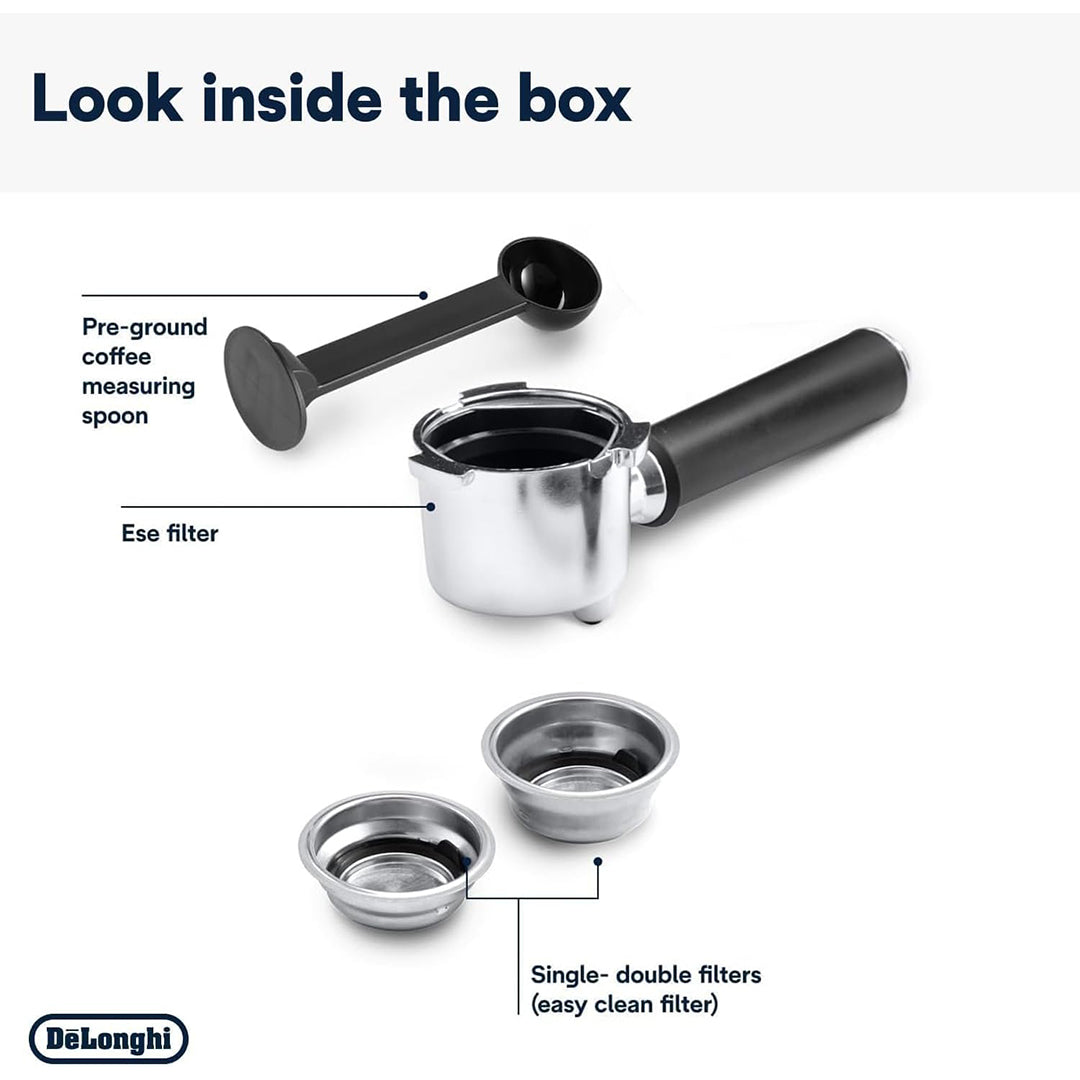 ماكينة تحضير الاسبريسو من ديلونجي مدل - EC685.BK ‎–‎ De’Longhi EC685.BK Espresso Coffee Machine