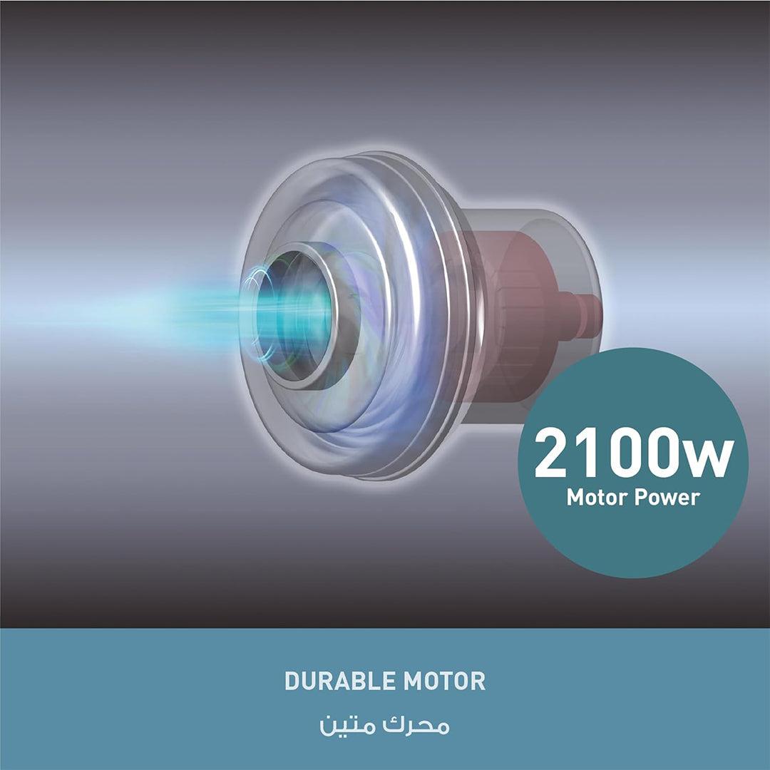 باناسونيك مكنسة كهربائية كانيستر 2100 وات ‎–‎ Panasonic Canister Vacuum Cleaner 2100W MC-CJ915