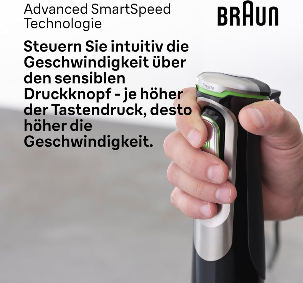 هاند بليندر براون مالتي كويك 9 1200 وات ‎–‎ Braun MultiQuick 9 Hand Blender 1200W MQ9187XLI