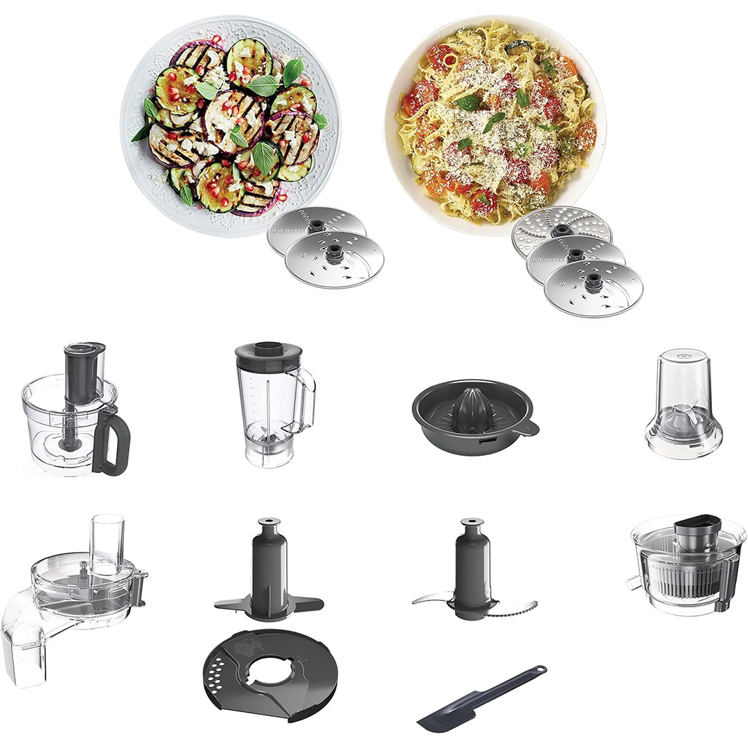 محضر طعام كينوود مالتي برو 1000 وات ‎–‎ Kenwood MultiPro Food Processor 1000W FDP65-880SI