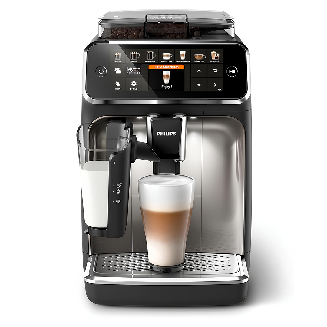 ماكينة تحضير الإسبريسو الأوتوماتيكية بالكامل من فيليبس ( Ep5447/90 )