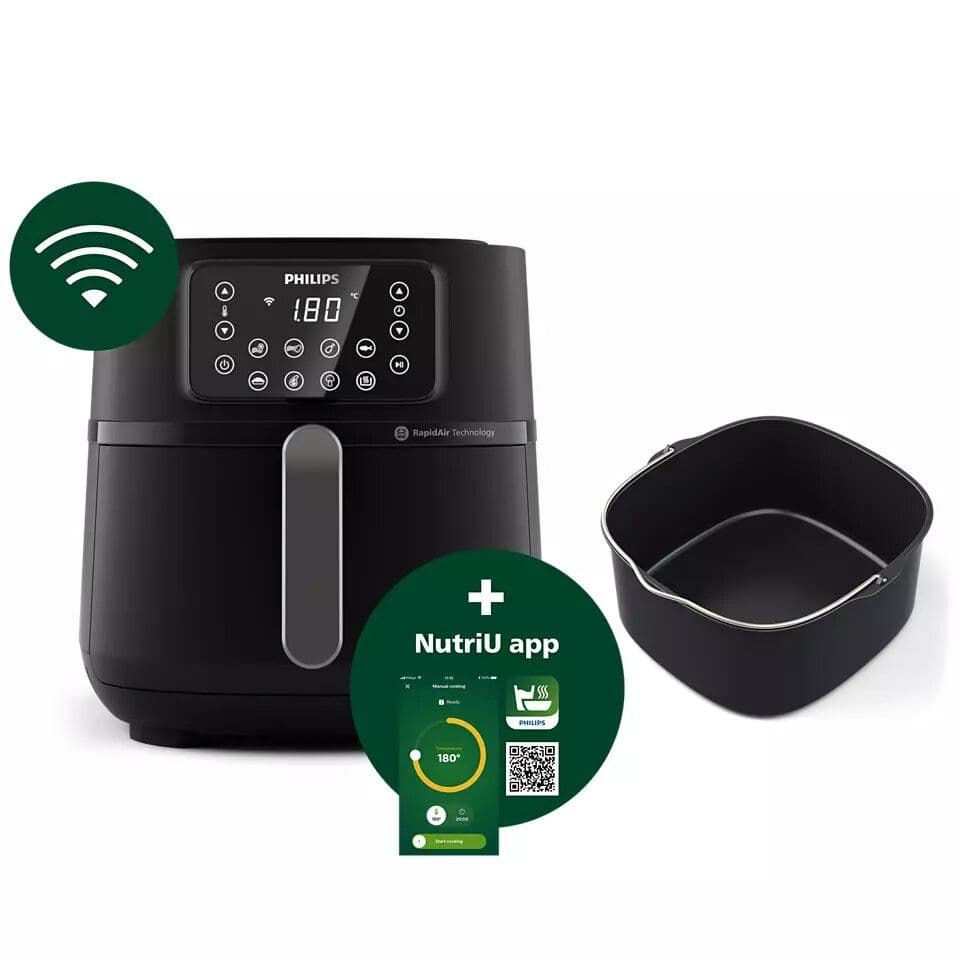 فيليبس قلاية هوائية رقمية 2000 وات 1.4 كجم ‎–‎ Philips Digital Air Fryer 2000W 1.4kg HD9285/93